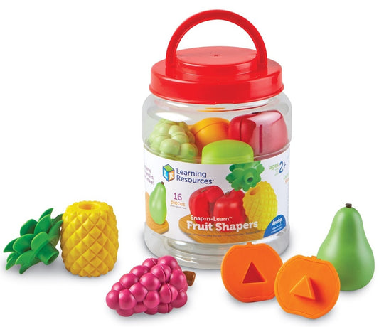 FRUIT SHAPERS SNAP-N-LEARN 16 PIECES
