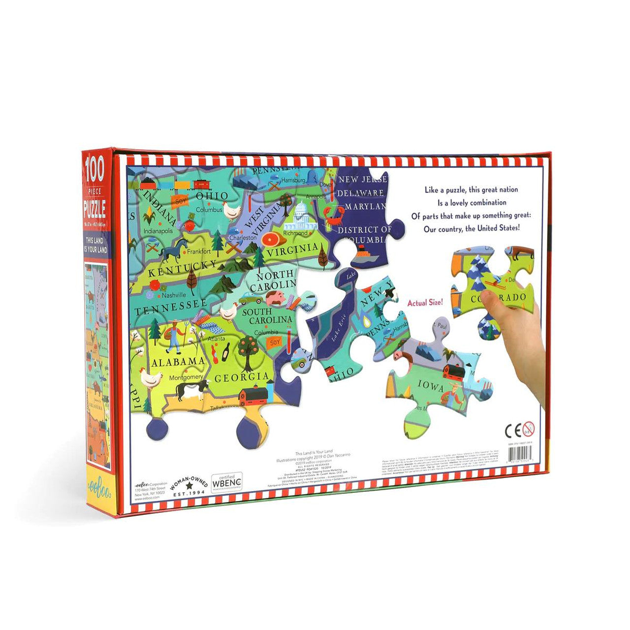 THIS LAND IS YOUR LAND 2ED 100 PCS PUZZLE