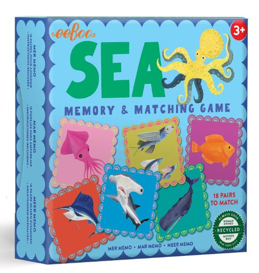 SEA LITTLE SQUARE MEMORY GAME