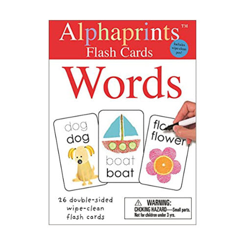 Words Flash Cards Alphaprints
