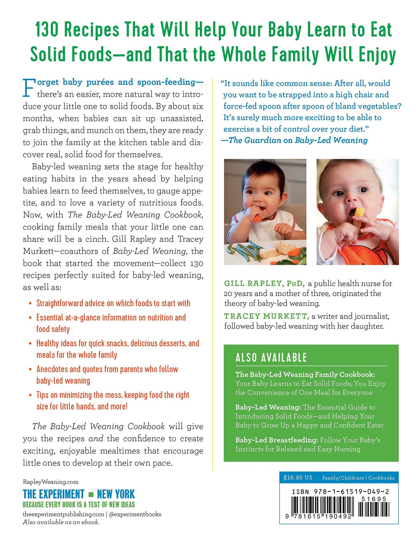 The Baby Led Weaning Cookbook