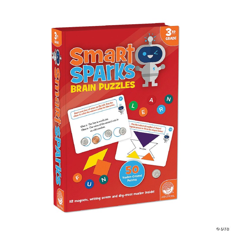 SMART SPARKS BRAIN PUZZLES 3RD