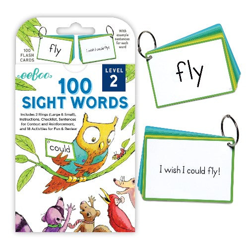 Sight Words Level 2 Flash Card